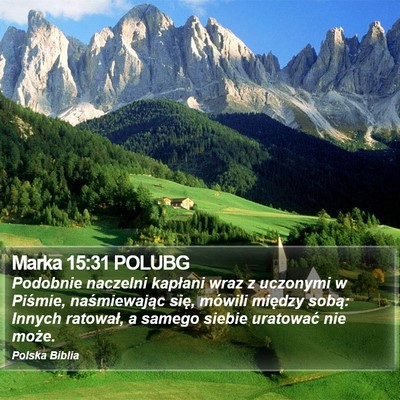Marka 15:31 POLUBG Bible Verse Image