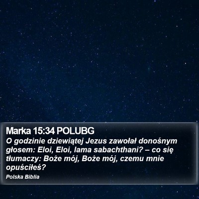 Marka 15:34 POLUBG Bible Verse Image
