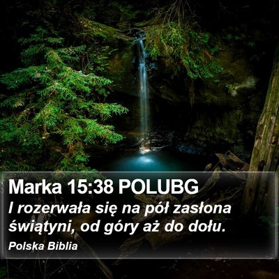 Marka 15:38 POLUBG Bible Verse Image