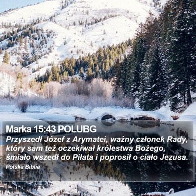 Marka 15:43 POLUBG Bible Verse Image