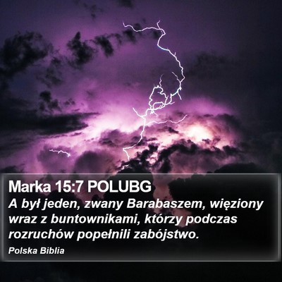 Marka 15:7 POLUBG Bible Verse Image