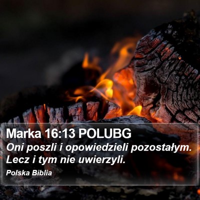 Marka 16:13 POLUBG Bible Verse Image