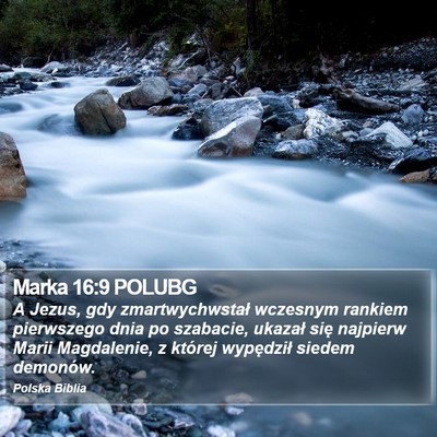 Marka 16:9 POLUBG Bible Verse Image