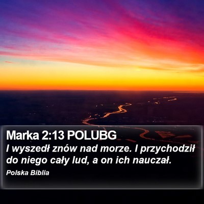 Marka 2:13 POLUBG Bible Verse Image