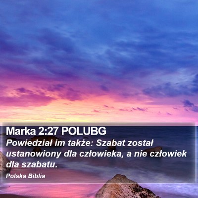 Marka 2:27 POLUBG Bible Verse Image