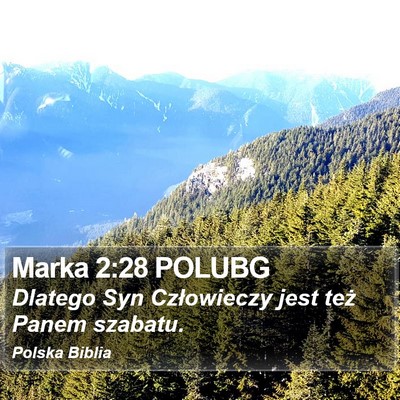 Marka 2:28 POLUBG Bible Verse Image