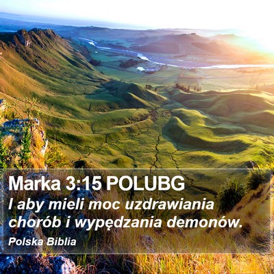 Marka 3:15 POLUBG Bible Verse Image