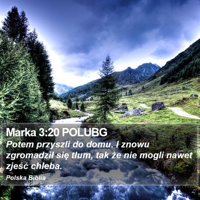 Marka 3:20 POLUBG Bible Verse Image