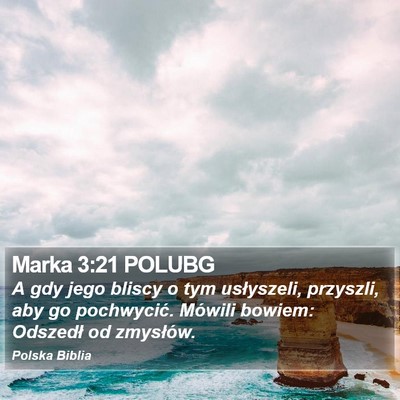 Marka 3:21 POLUBG Bible Verse Image