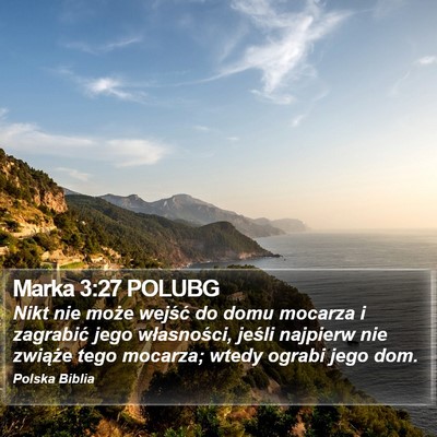 Marka 3:27 POLUBG Bible Verse Image