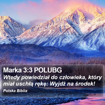 Marka 3:3 POLUBG Bible Verse Image
