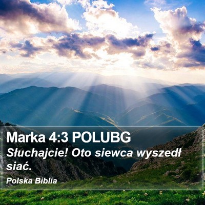 Marka 4:3 POLUBG Bible Verse Image