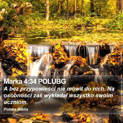 Marka 4:34 POLUBG Bible Verse Image