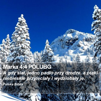 Marka 4:4 POLUBG Bible Verse Image