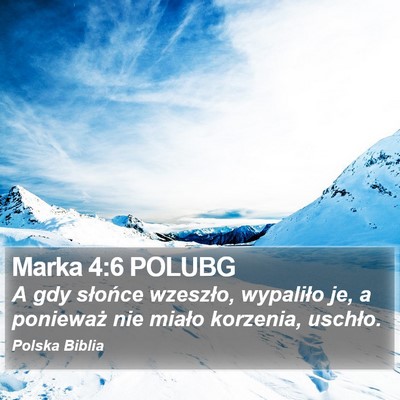Marka 4:6 POLUBG Bible Verse Image