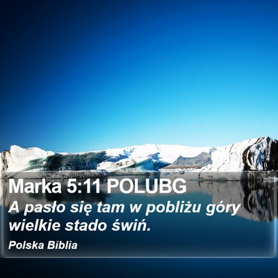 Marka 5:11 POLUBG Bible Verse Image