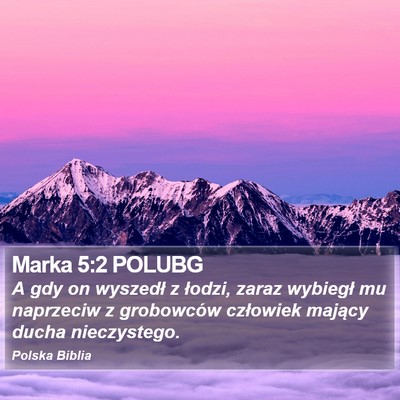 Marka 5:2 POLUBG Bible Verse Image