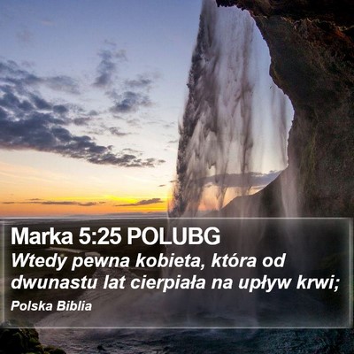 Marka 5:25 POLUBG Bible Verse Image
