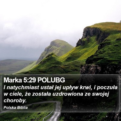 Marka 5:29 POLUBG Bible Verse Image