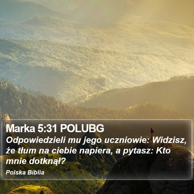 Marka 5:31 POLUBG Bible Verse Image