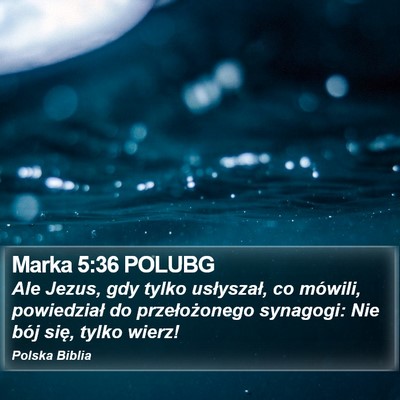 Marka 5:36 POLUBG Bible Verse Image