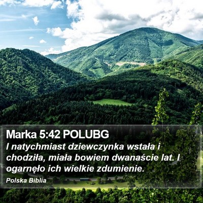 Marka 5:42 POLUBG Bible Verse Image