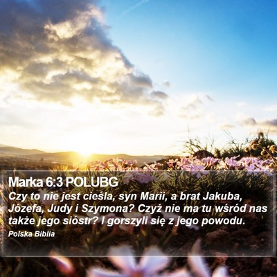 Marka 6:3 POLUBG Bible Verse Image