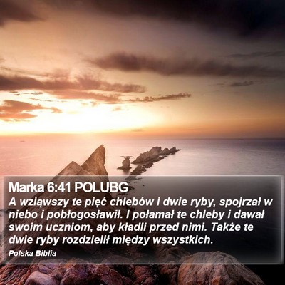 Marka 6:41 POLUBG Bible Verse Image