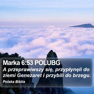 Marka 6:53 POLUBG Bible Verse Image