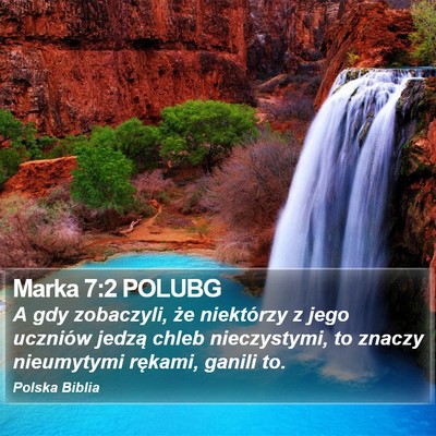 Marka 7:2 POLUBG Bible Verse Image