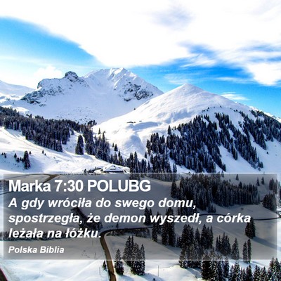 Marka 7:30 POLUBG Bible Verse Image