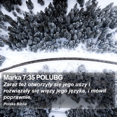Marka 7:35 POLUBG Bible Verse Image