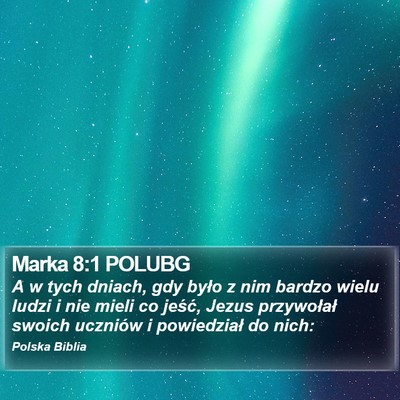 Marka 8:1 POLUBG Bible Verse Image