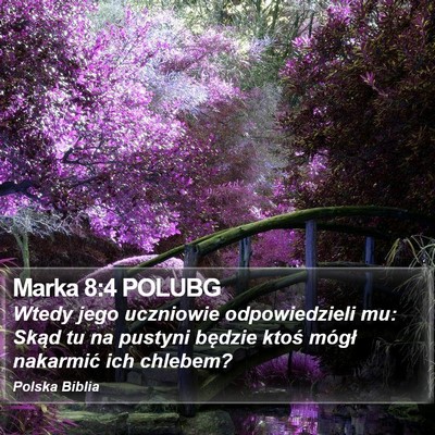 Marka 8:4 POLUBG Bible Verse Image