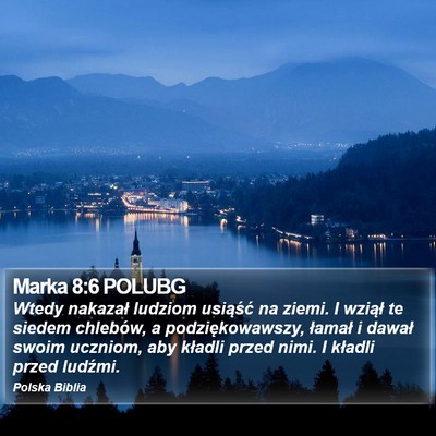Marka 8:6 POLUBG Bible Verse Image