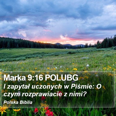 Marka 9:16 POLUBG Bible Verse Image