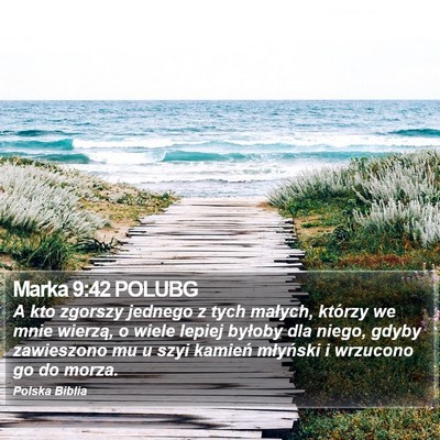 Marka 9:42 POLUBG Bible Verse Image