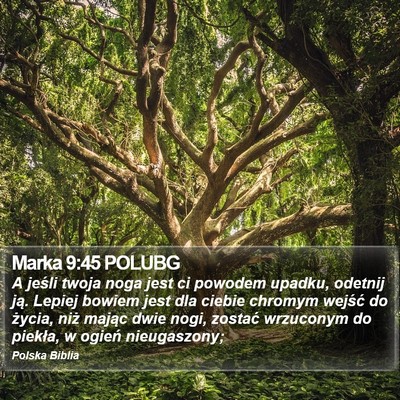 Marka 9:45 POLUBG Bible Verse Image