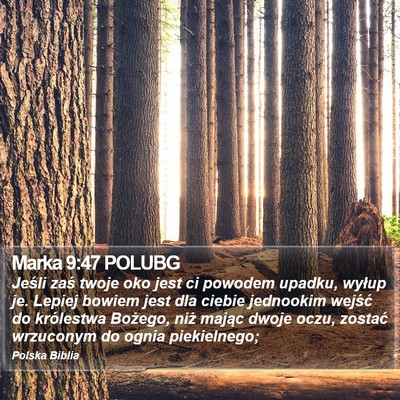 Marka 9:47 POLUBG Bible Verse Image