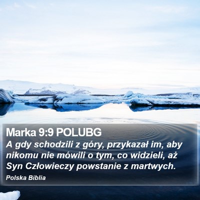 Marka 9:9 POLUBG Bible Verse Image