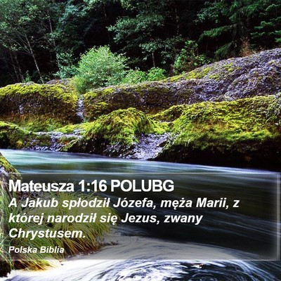 Mateusza 1:16 POLUBG Bible Verse Image
