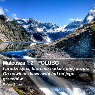 Mateusza 1:21 POLUBG Bible Verse Image