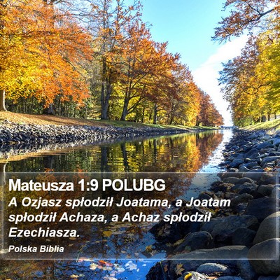 Mateusza 1:9 POLUBG Bible Verse Image