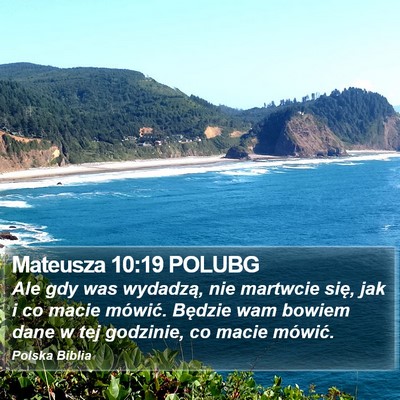 Mateusza 10:19 POLUBG Bible Verse Image