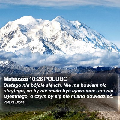 Mateusza 10:26 POLUBG Bible Verse Image
