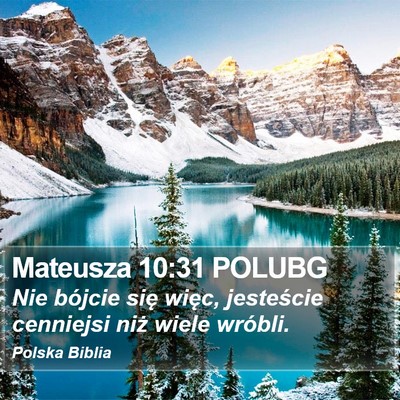 Mateusza 10:31 POLUBG Bible Verse Image