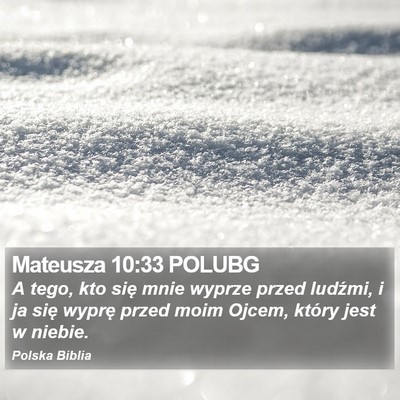 Mateusza 10:33 POLUBG Bible Verse Image