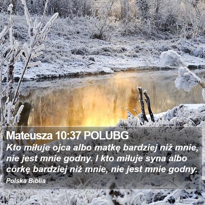 Mateusza 10:37 POLUBG Bible Verse Image