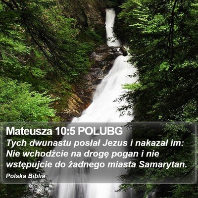 Mateusza 10:5 POLUBG Bible Verse Image