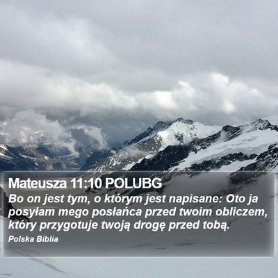 Mateusza 11:10 POLUBG Bible Verse Image